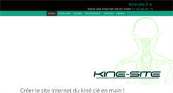 Desktop Screenshot of kine-site.fr